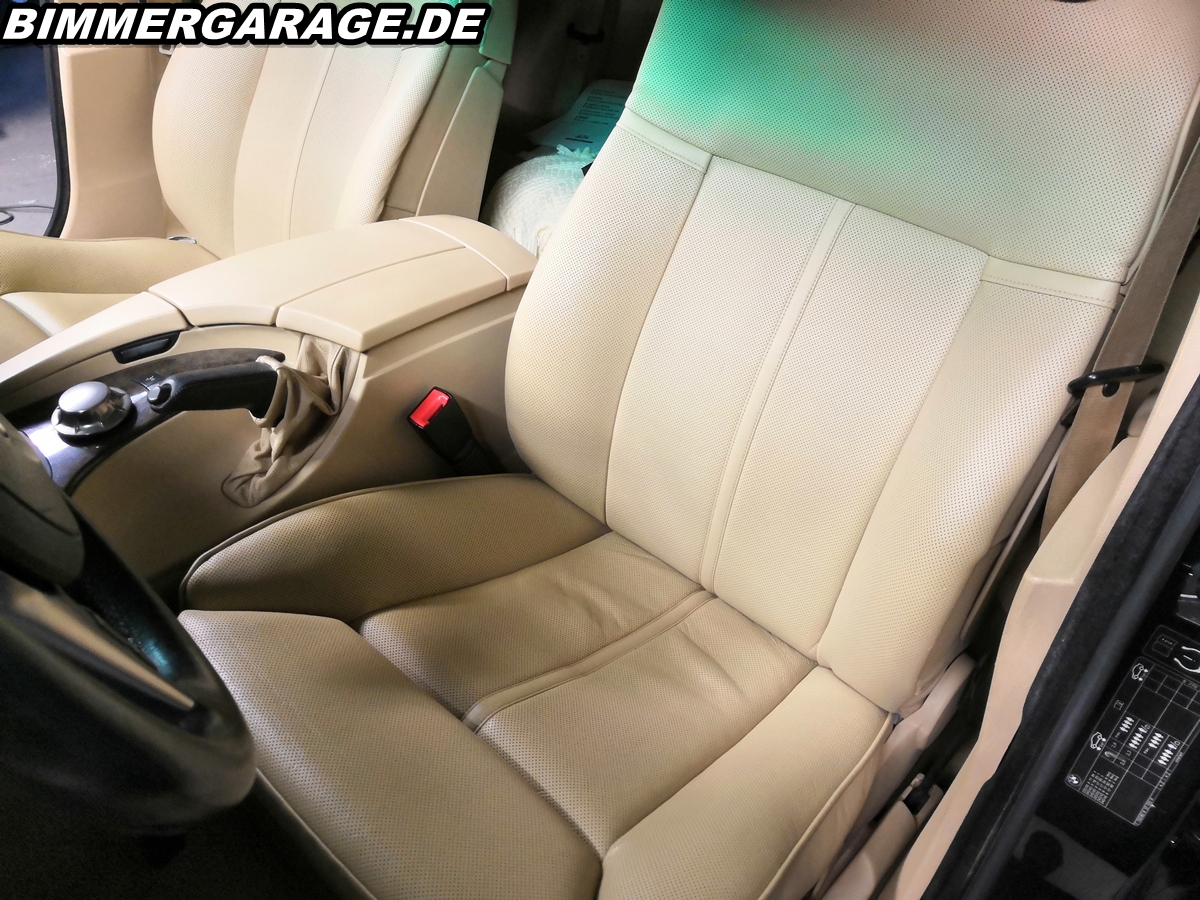 Ledersitze Renovierung.